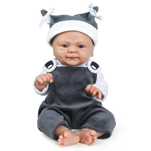 Ivita 7" Micro Preemie Full Body Silicone Baby Dolls Lifelike Mini Reborn Doll